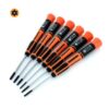 6 Pce Slotted Blade Screwdrivers Set