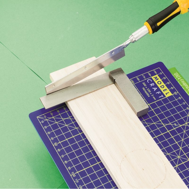 16/set Hobby Razor Blade w/ Wood Case Exacto Blades Craft knife Stencil
